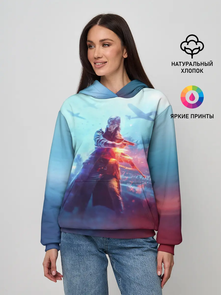 Женское худи / Battlefield 5