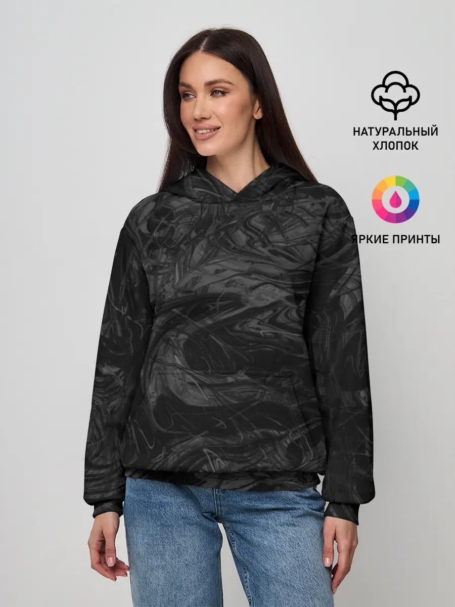 Женское худи / Серая материя