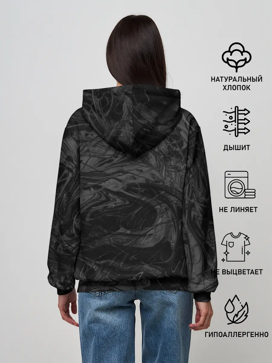 Женское худи / Серая материя