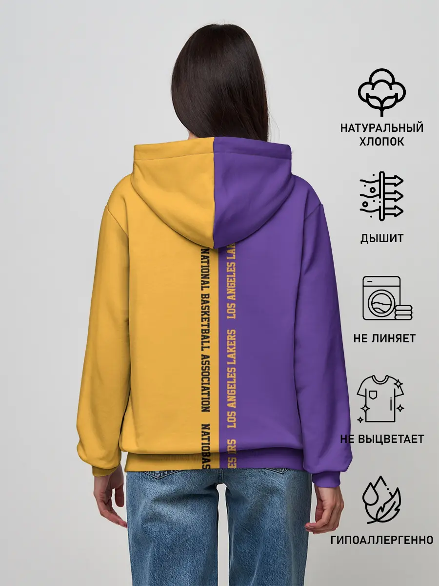 Женское худи / Los angeles lakers. NBA
