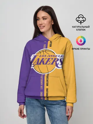Женское худи / Los angeles lakers. NBA