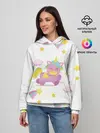 Женское худи / Розовый единорог