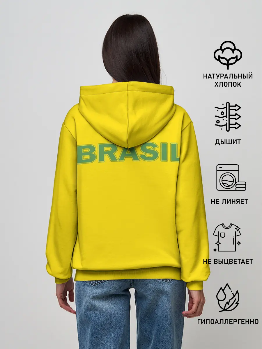 Женское худи / Сборная Бразилии