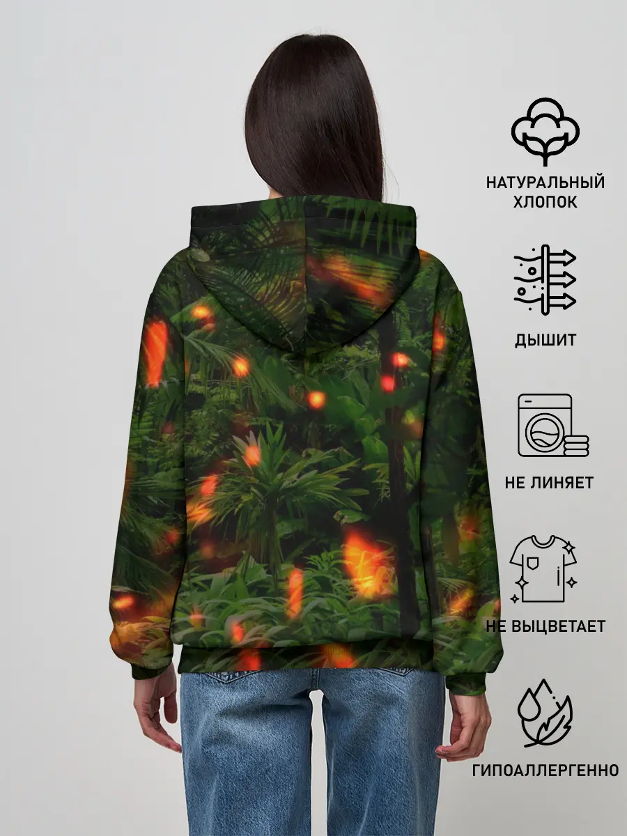 Женское худи / мир юрского периода