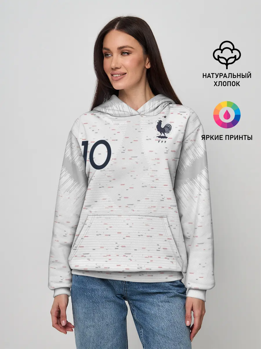 Женское худи / Mbappe away WC 2018