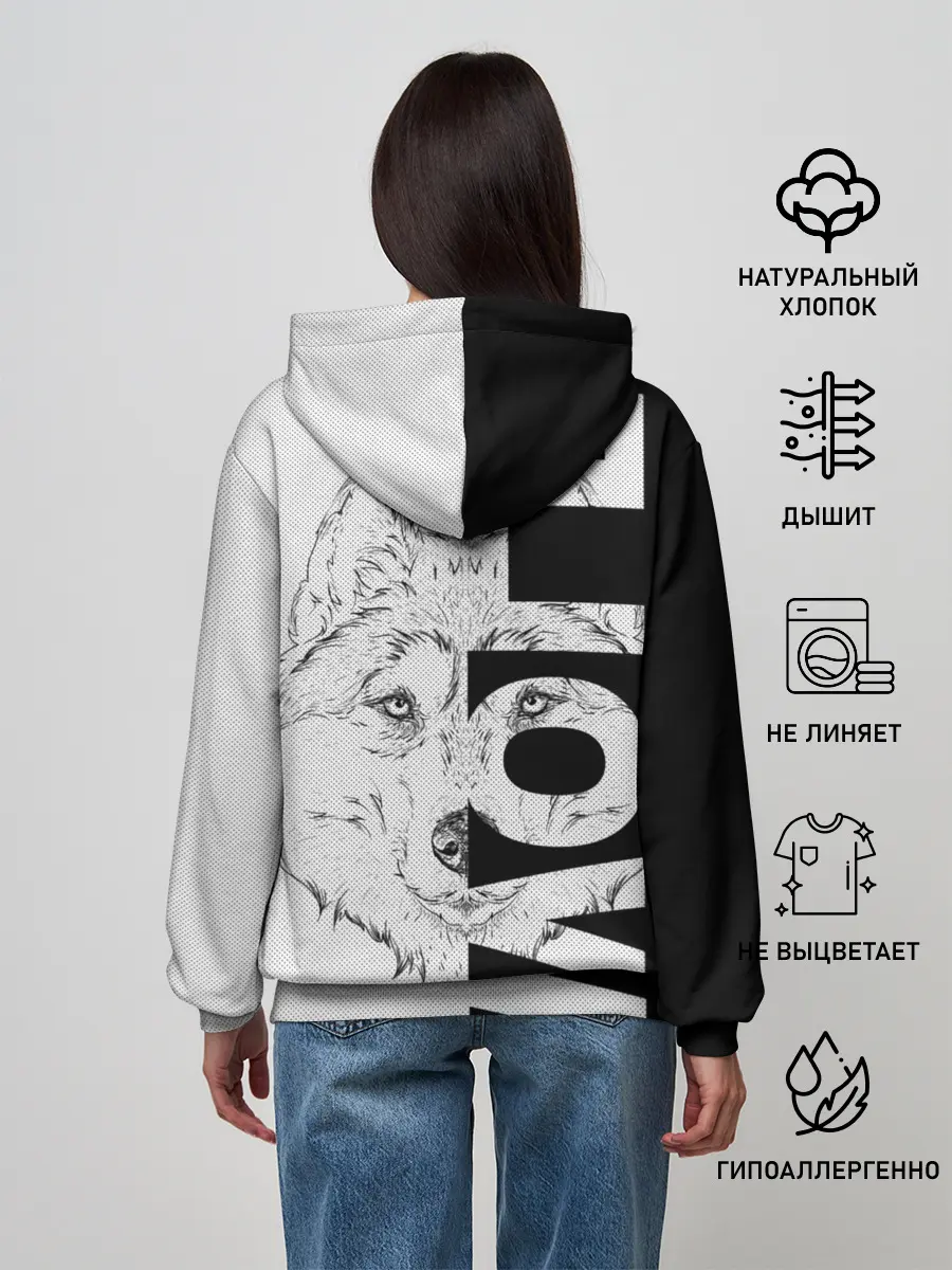 Женское худи / Wolf