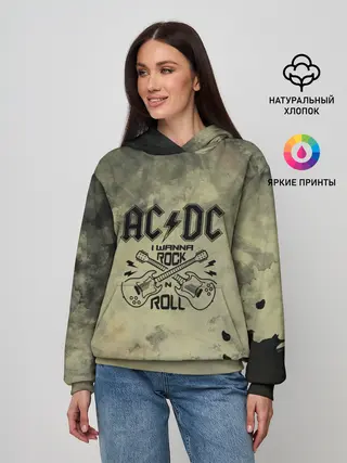 Женское худи / AC DC