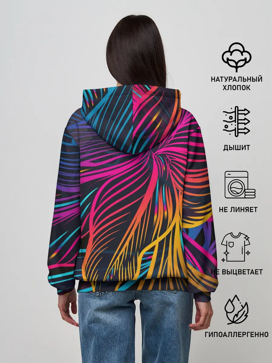 Женское худи / Floral Design 3