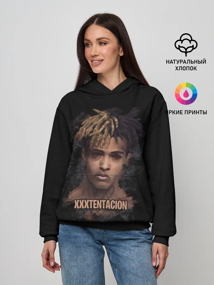 Женское худи / XXXTentacion / Jahseh Onfroy