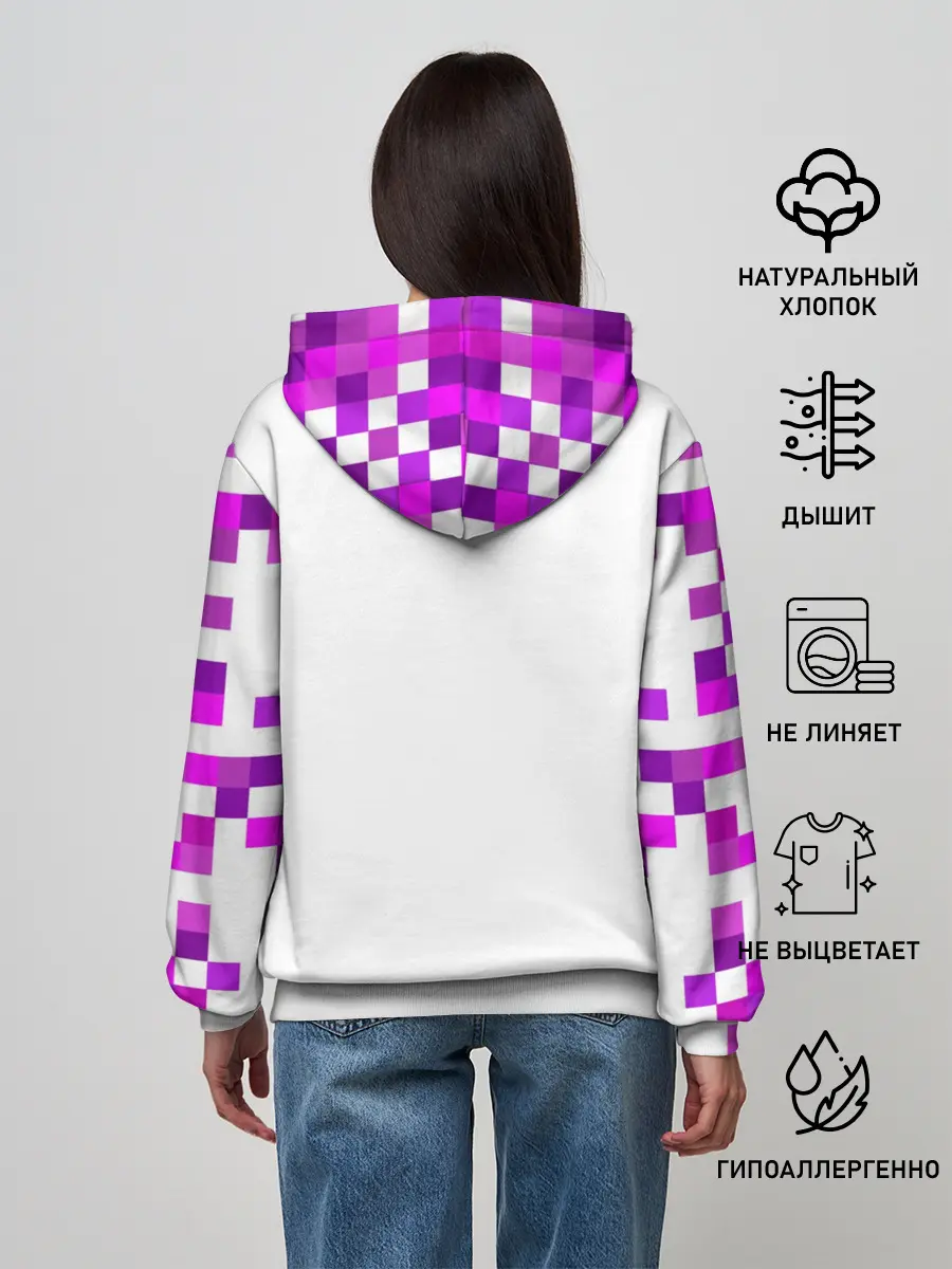 Женское худи / Аниме пиксели