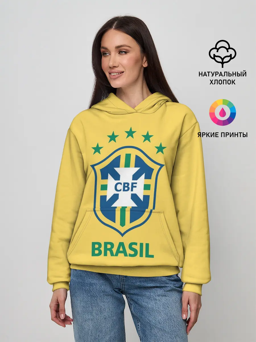 Женское худи / Сборная Бразилии