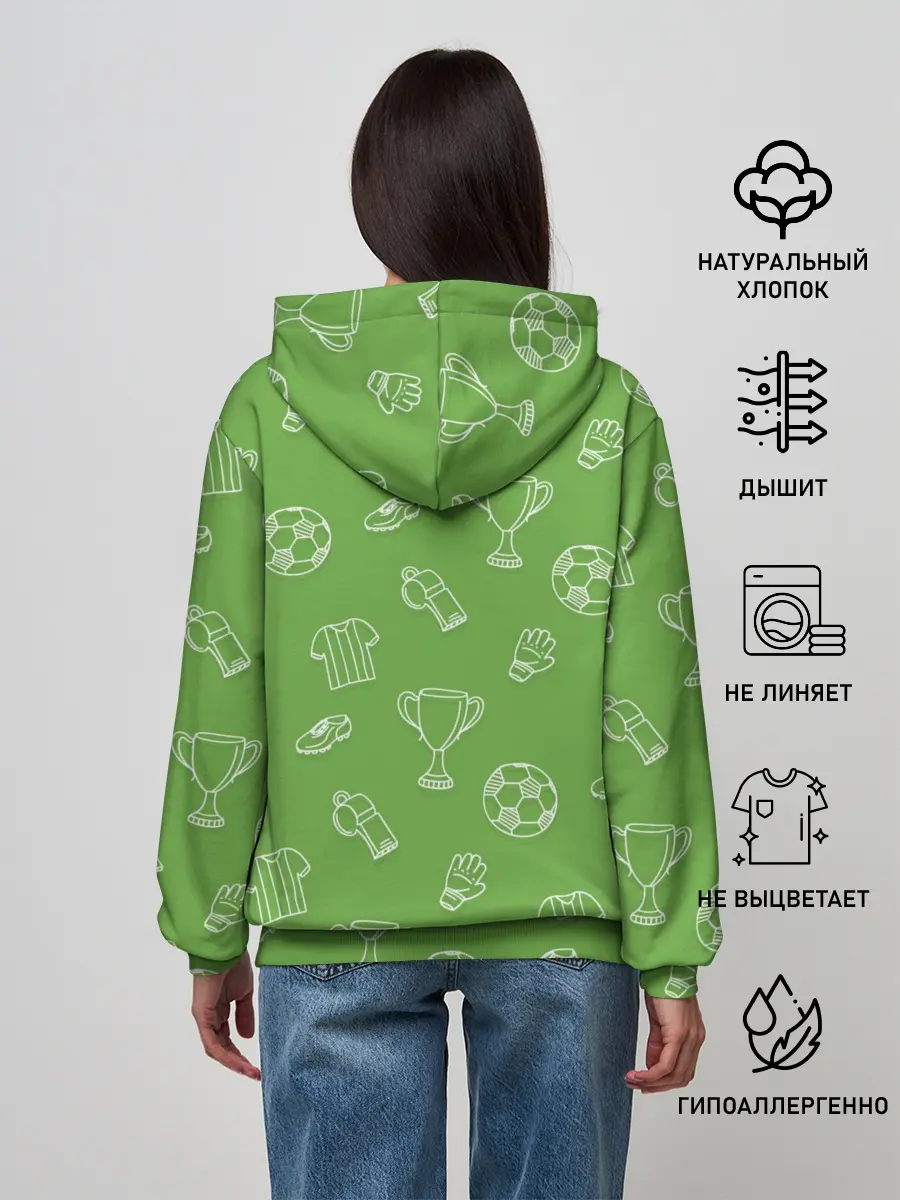 Женское худи / Футбол