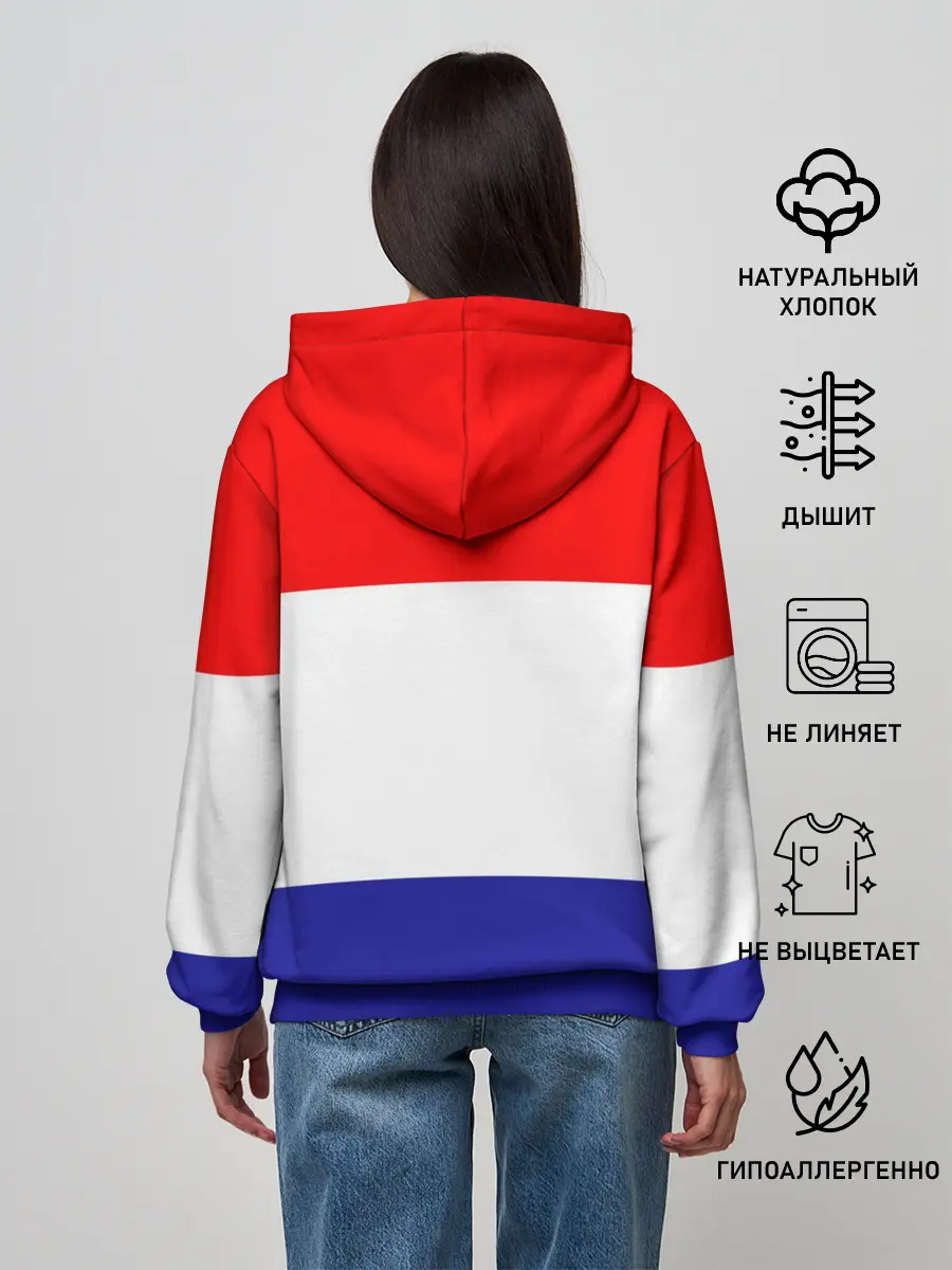 Женское худи / Сборная Хорватии флаг
