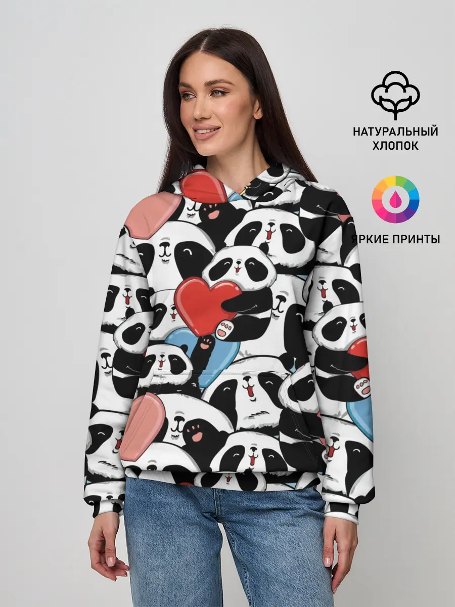 Женское худи / Пандяшки