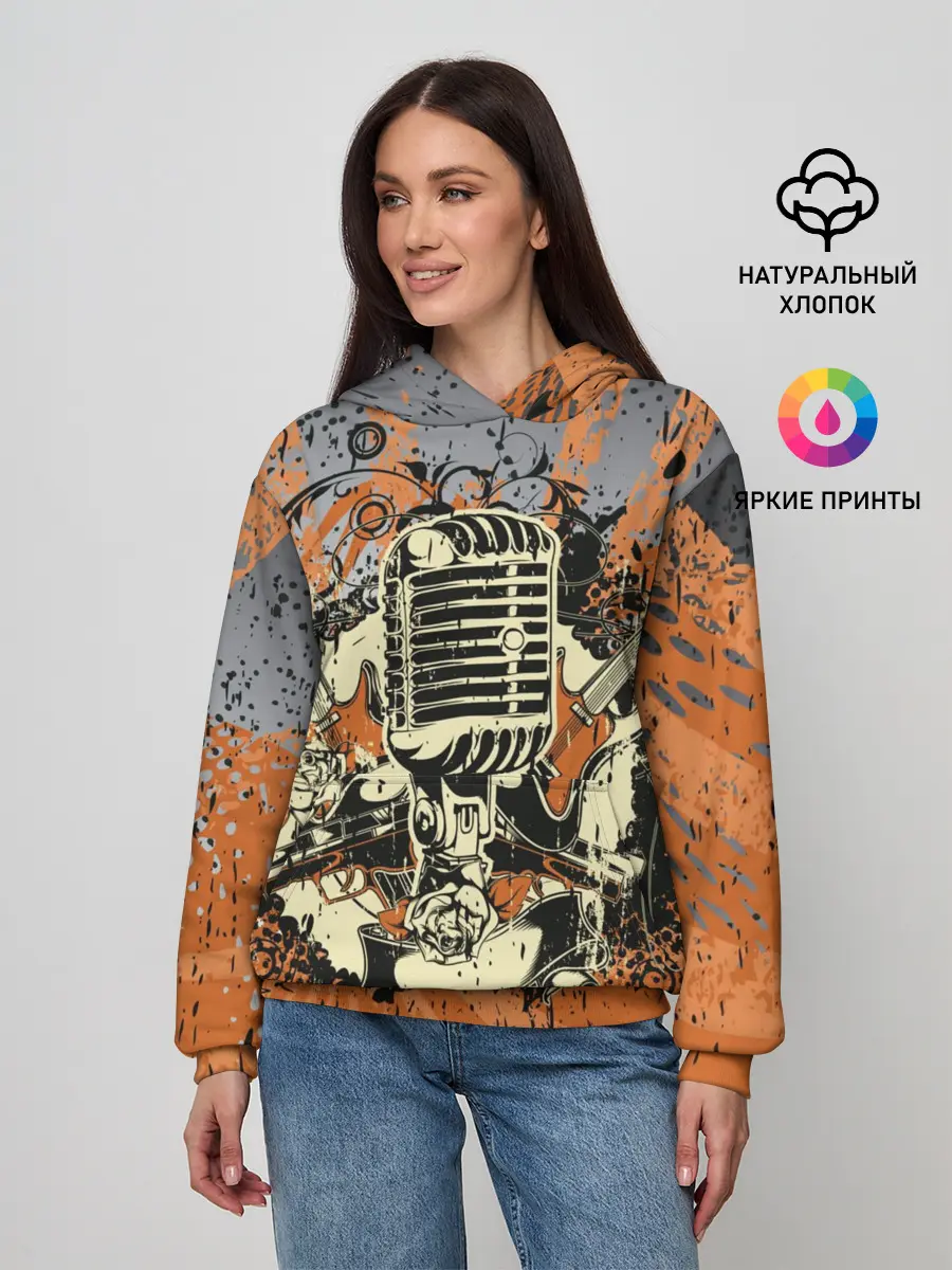 Женское худи / Microphone