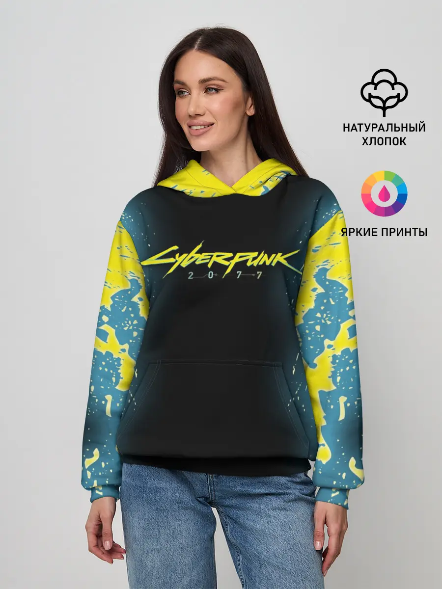 Женское худи / CYBERPUNK 2077 | КИБЕРПАНК 2077