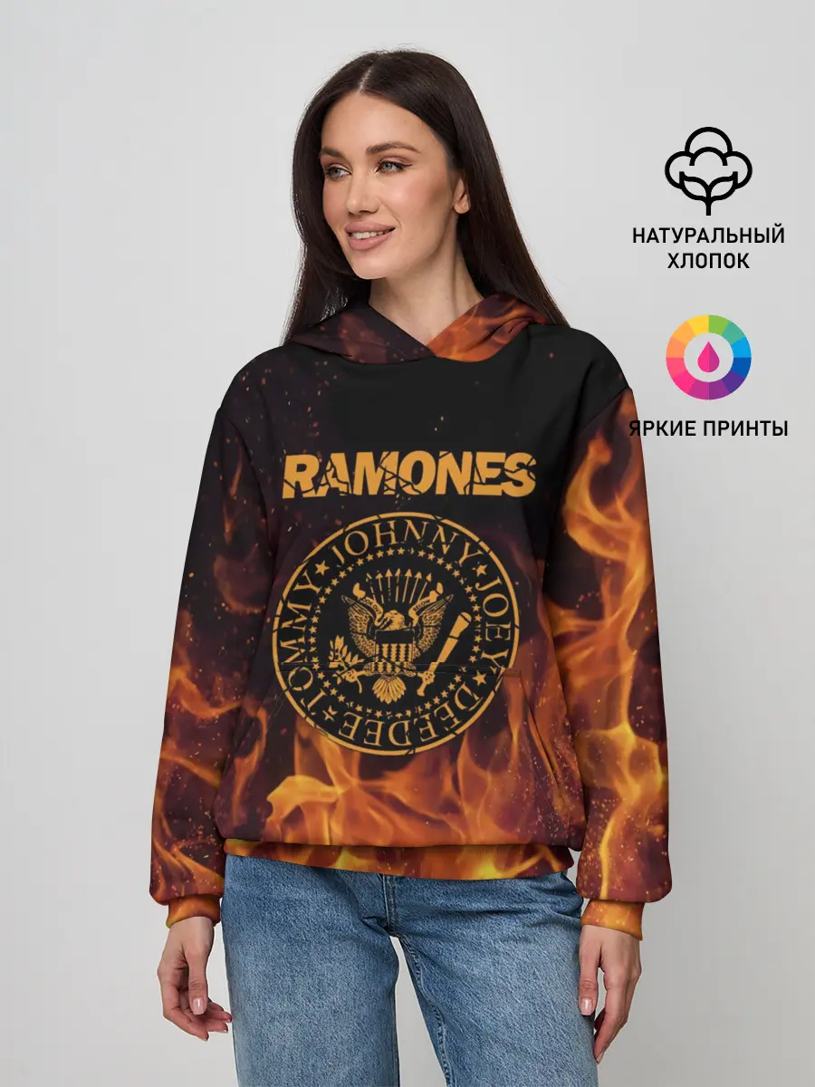 Женское худи / Ramones