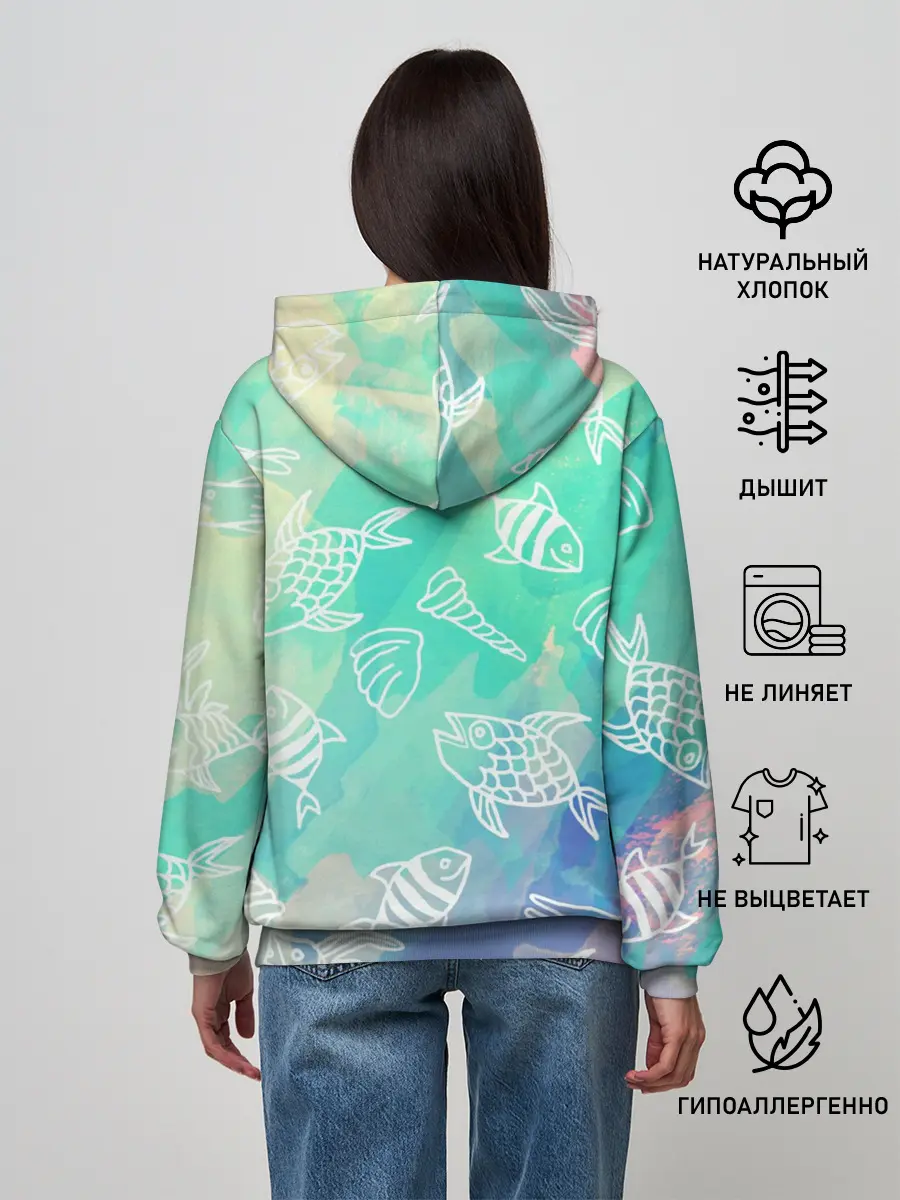 Женское худи / Рыбы