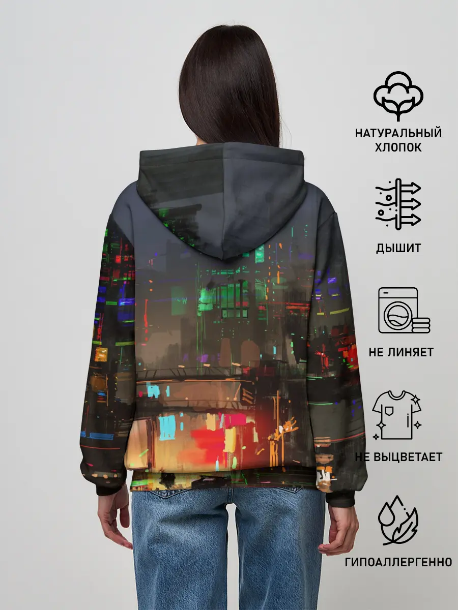 Женское худи / Cyber Punk 2077