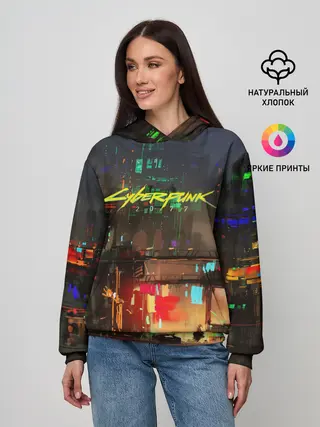 Женское худи / Cyber Punk 2077