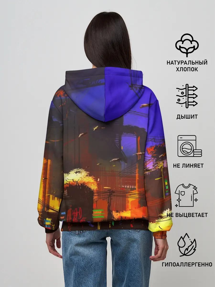 Женское худи / Cyber Punk 2077