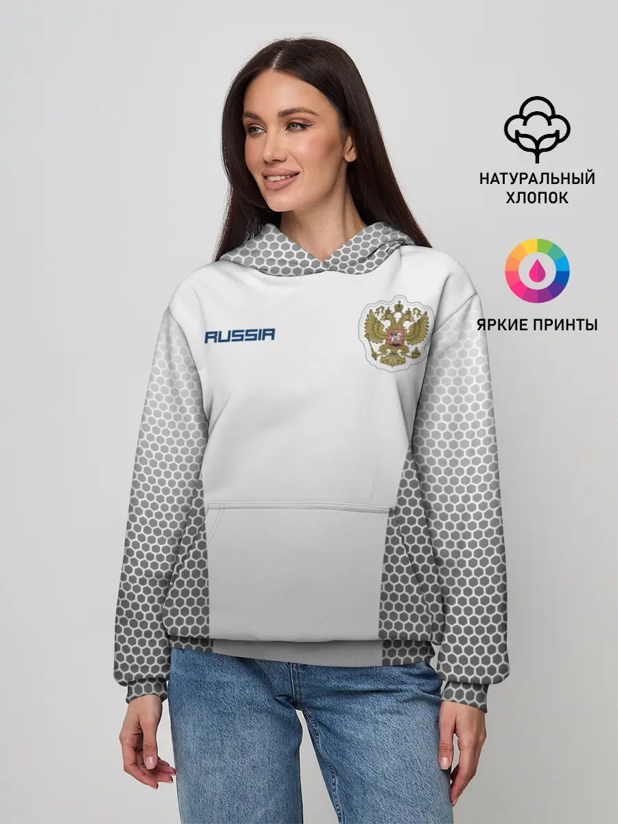 Женское худи / Сборная России форма с сеткой