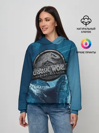 Женское худи / Мир Юрского Периода