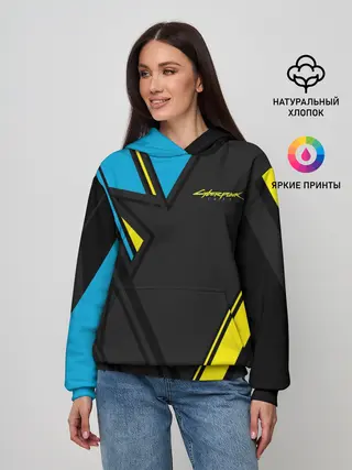 Женское худи / CYBERPUNK 2077 | КИБЕРПАНК 2077