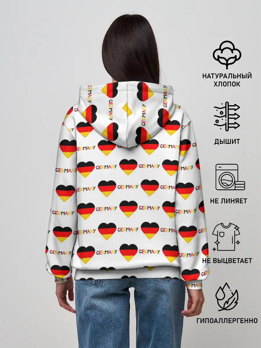 Женское худи / Love Germany