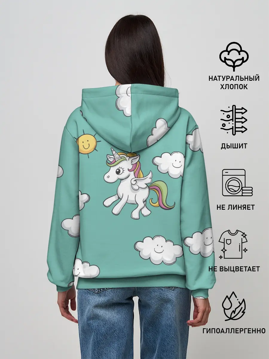 Женское худи / Love of Unicorns