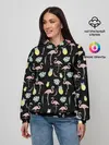 Женское худи / Розовый фламинго