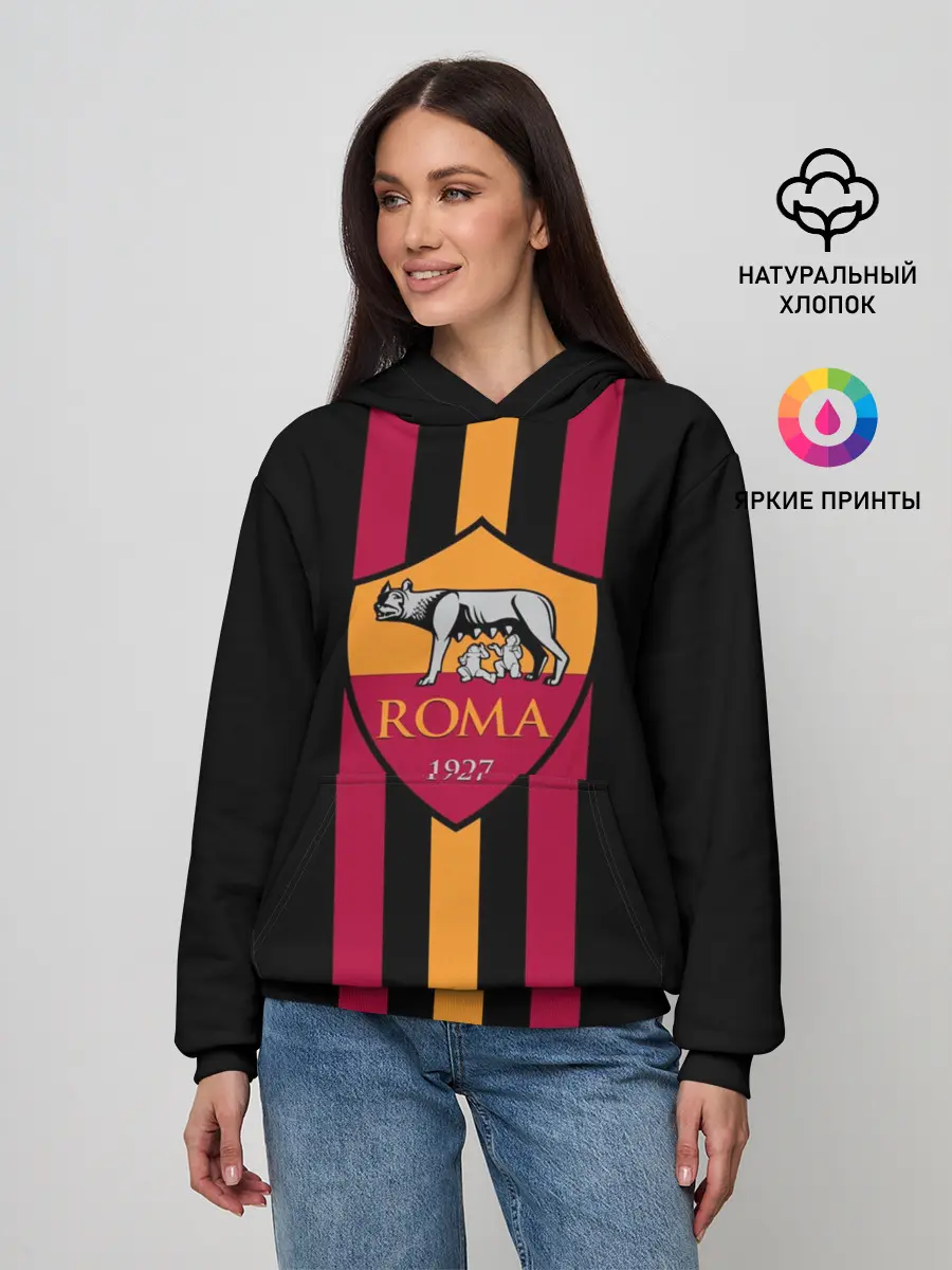 Женское худи / FC Roma Lines