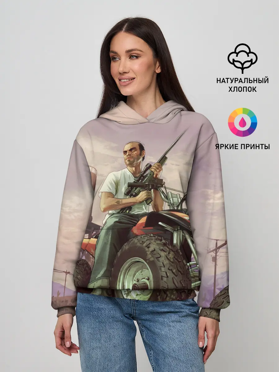 Женское худи / Grand Theft Auto