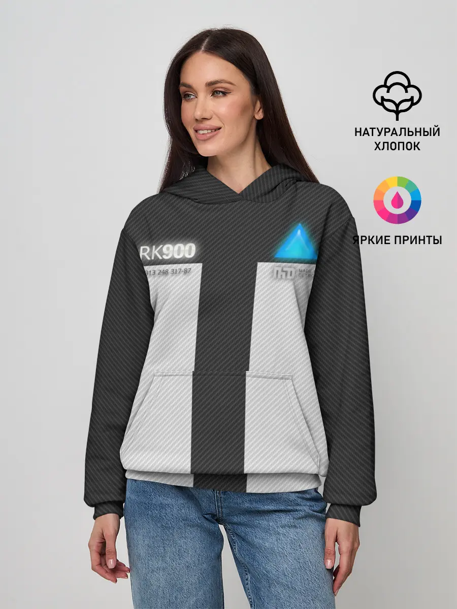 Женское худи / Connor Detroit: Become Human.