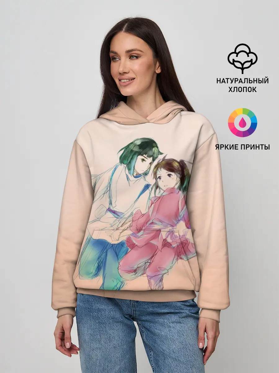 Женское худи / Тихиро и Хаку