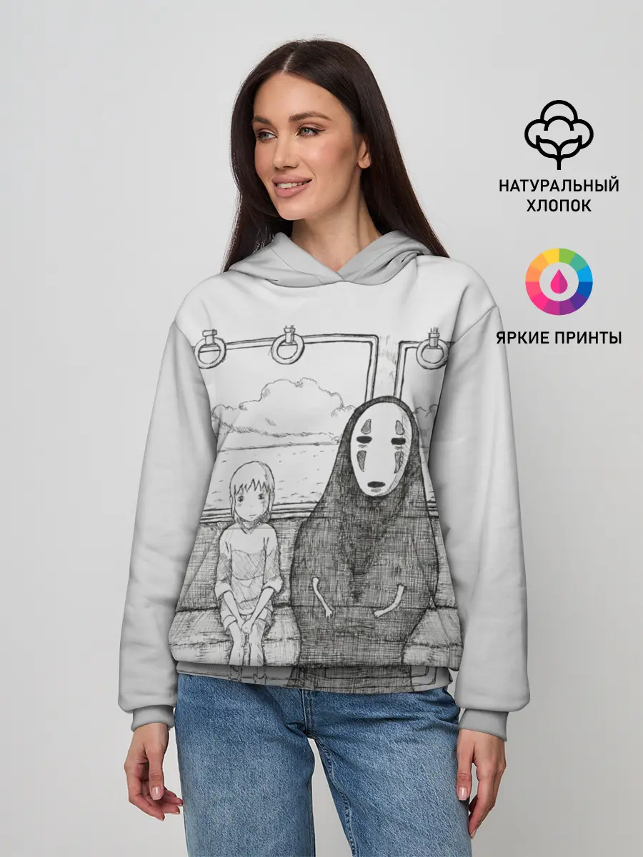 Женское худи / Тихиро и Каонаси
