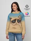 Женское худи / Grumpy cat ART