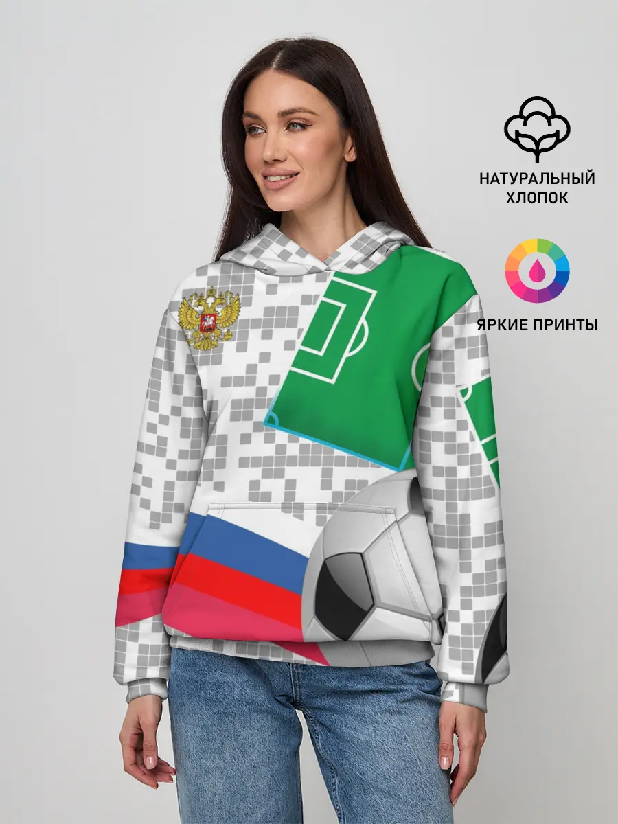 Женское худи / Русский футбол