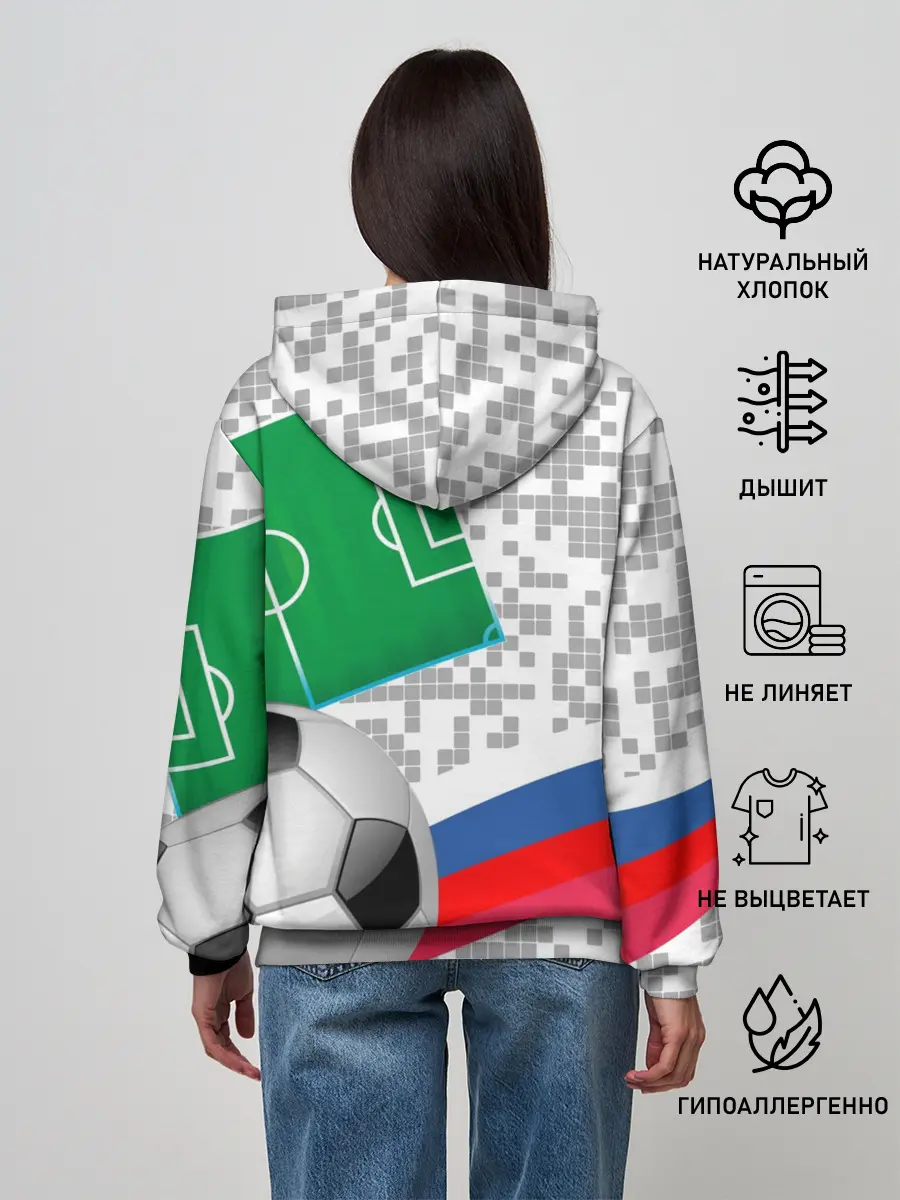 Женское худи / Русский футбол