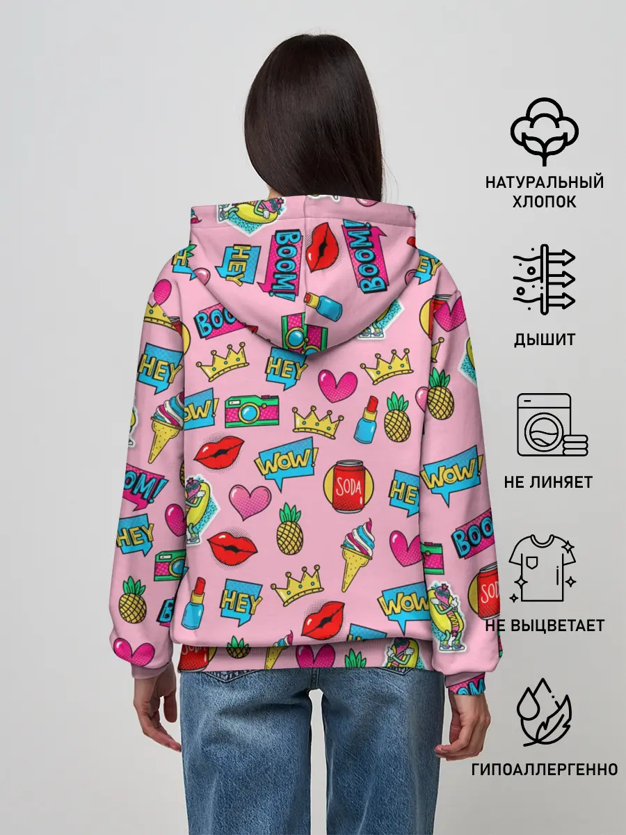 Женское худи / Pop Art
