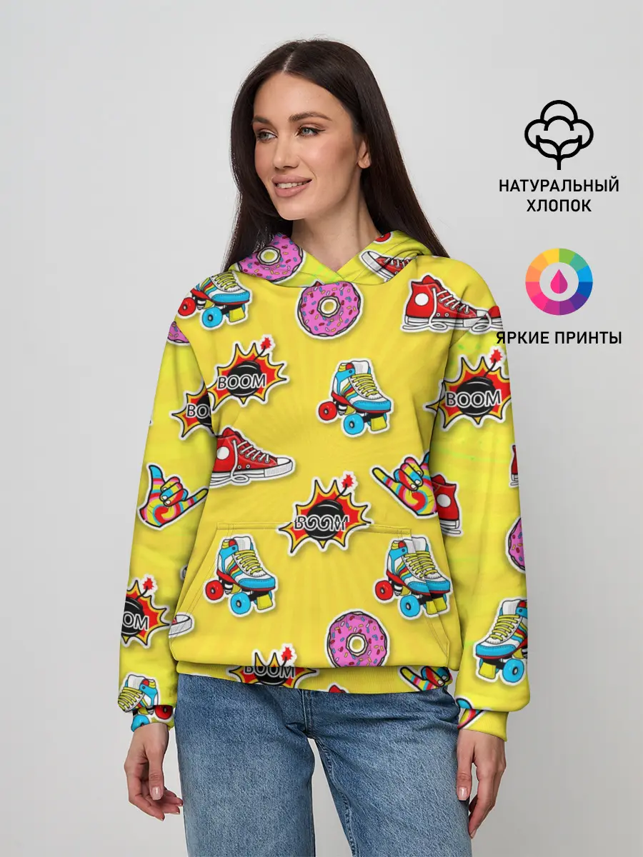Женское худи / Pop Art