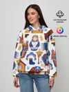 Женское худи / Традиционный поп арт