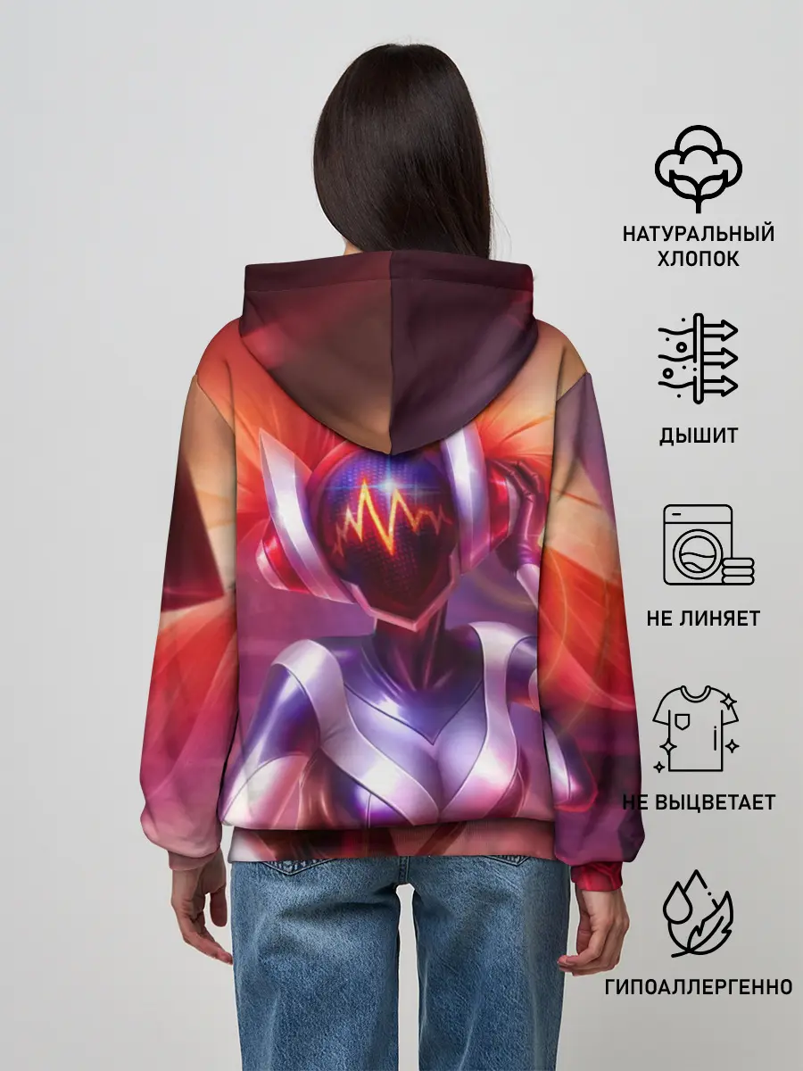 Женское худи / DJ Sona | League of Legends