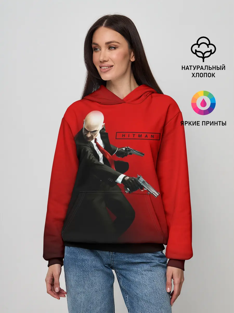 Женское худи / Hitman_3
