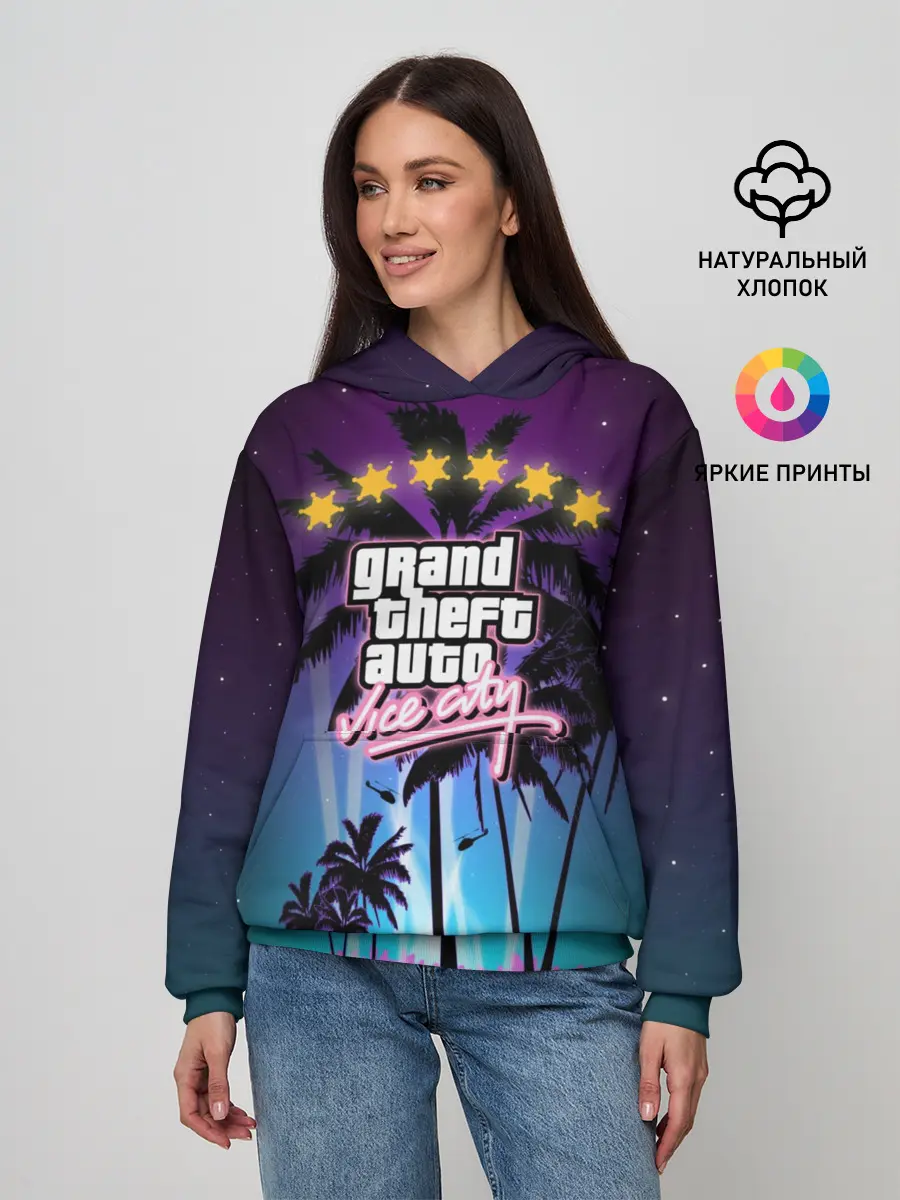 Женское худи / GTA Vice City