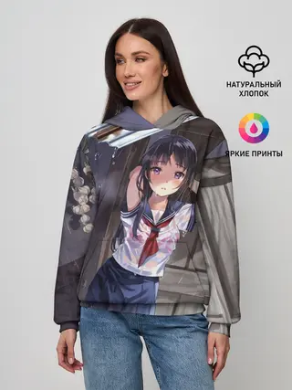 Женское худи / Летний дождь