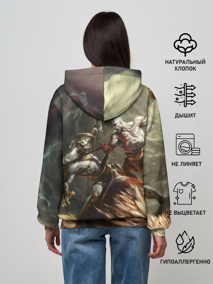 Женское худи / Бог войны