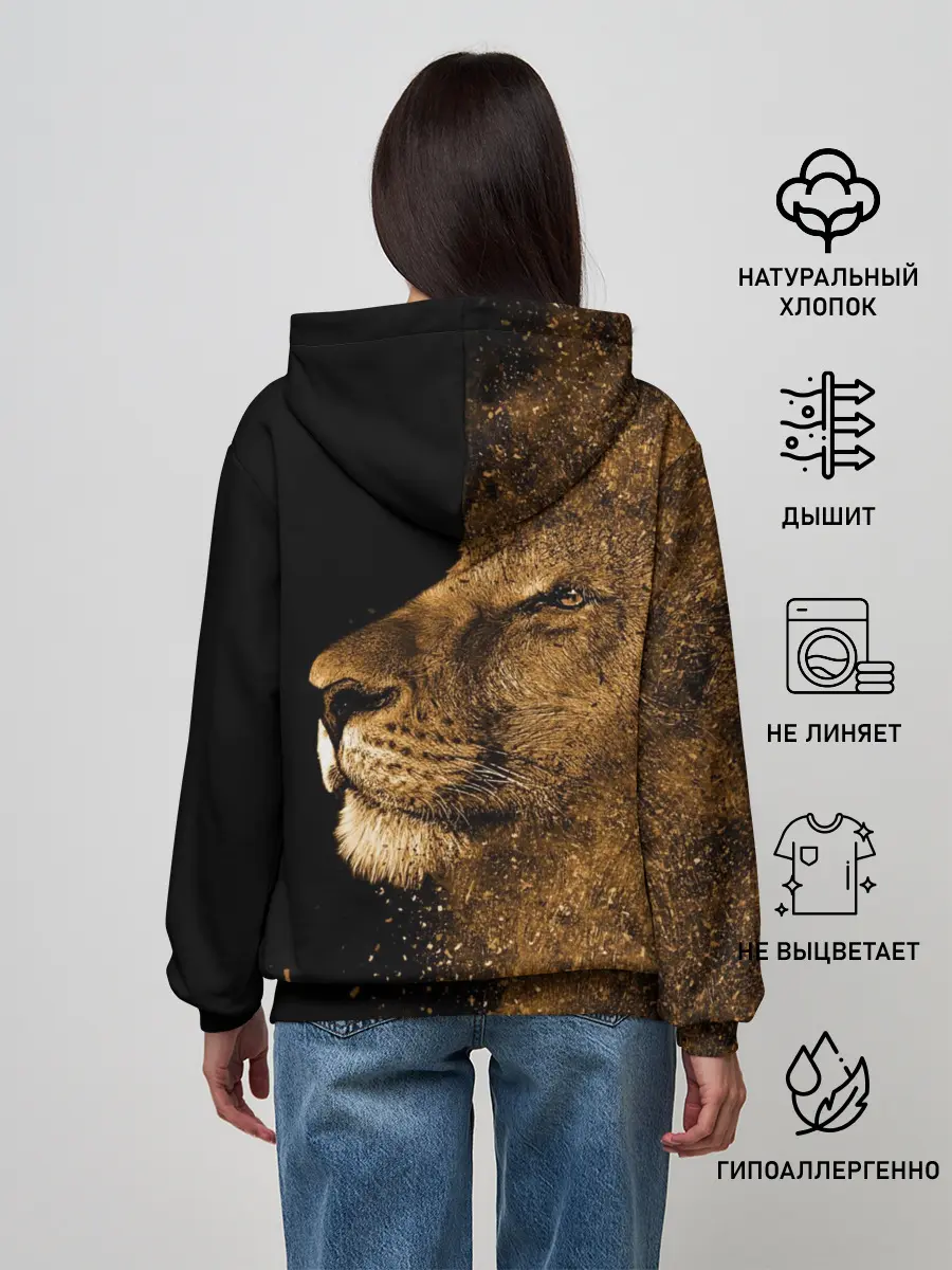 Женское худи / Лев