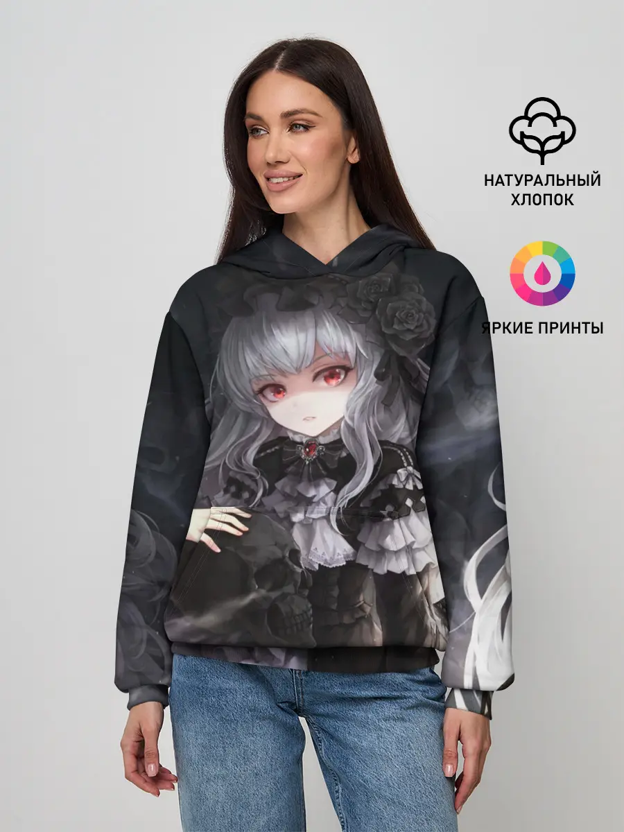 Женское худи / Темная Хатсуне Мику
