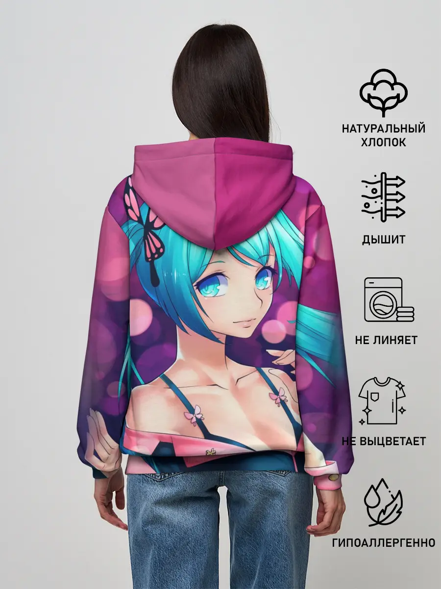 Женское худи / Неотразимая Хатсуне Мику